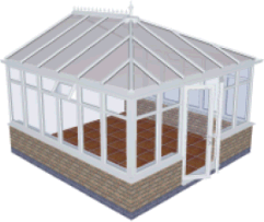 Example conservatory structure